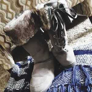 Rampage Grey Boots